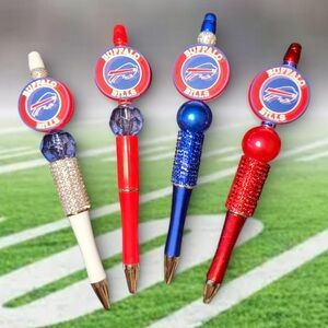 NEW Buffalo Bills Beaded Pen Handmade Ready to ship